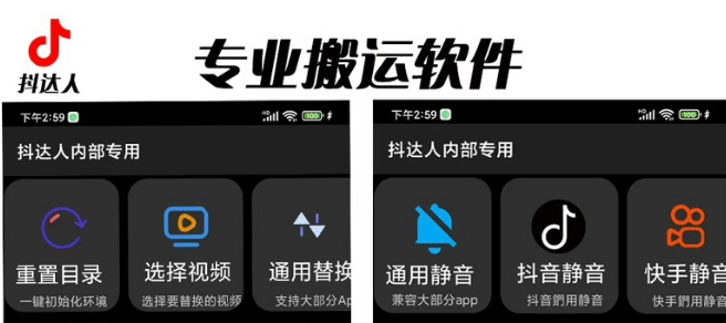 对外收费699抖音傻瓜式一键搬运,起号专用5分钟一个视频《软件+详细教程》