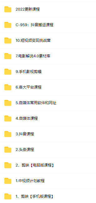 《2023短视频运营》最全合集:短视频潮流热浪等你加入(650G-无水印)