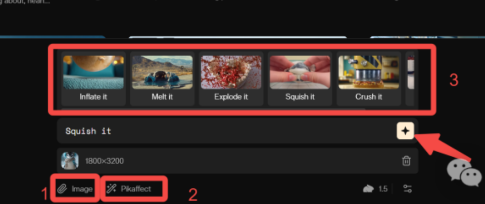 AI视频高级玩法,爆炸,融化,捏扁等,好玩播放量又高