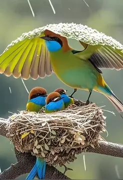 又被感动到了,只需3步,用AI教你做出13.1万赞的鸟妈妈守护幼崽爆款视频(内附实操教程)