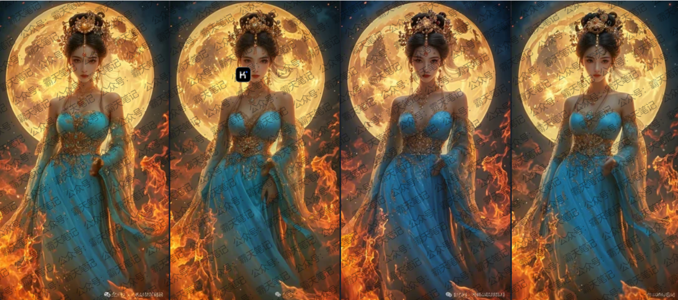 AI山海经美女变身跳舞玩法，流量密码，手把手教你