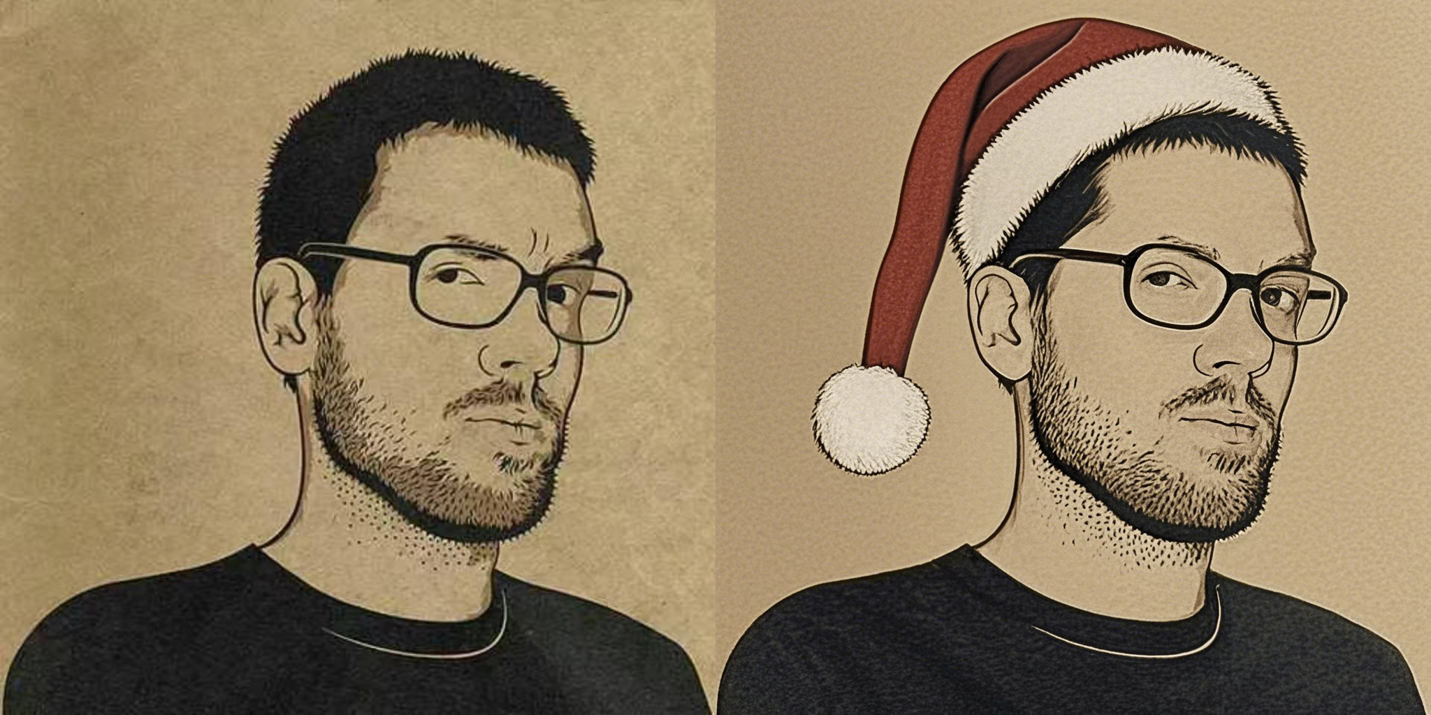 10秒钟用AI给你的头像戴上圣诞帽，P图软件可以歇歇了。