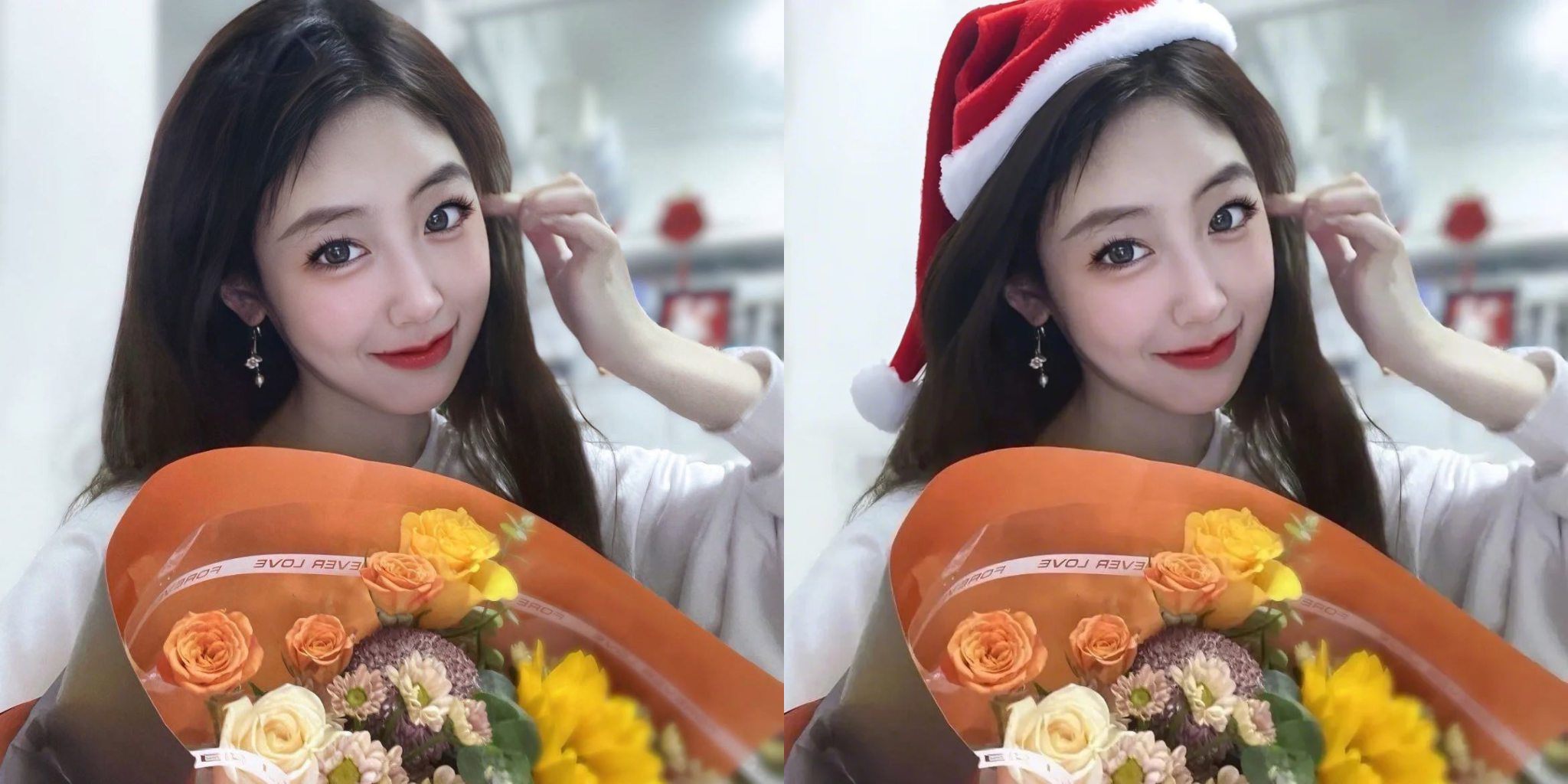 10秒钟用AI给你的头像戴上圣诞帽，P图软件可以歇歇了。