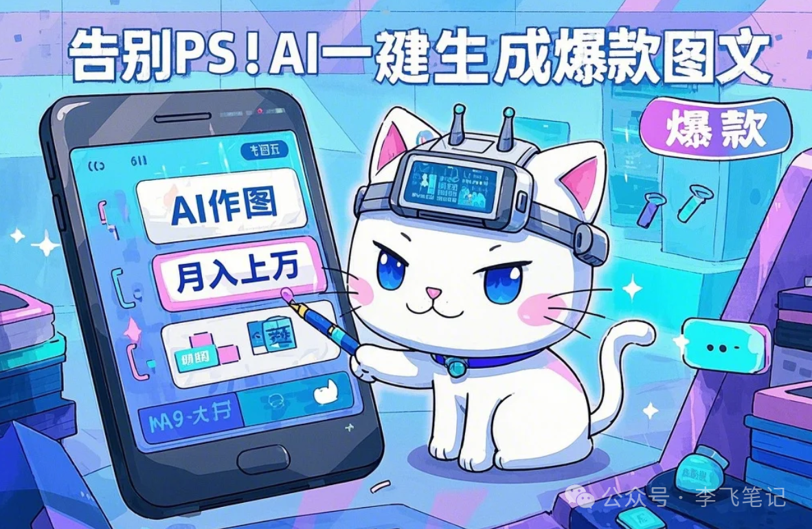用AI一键生成爆款图文,月入过万不是梦!