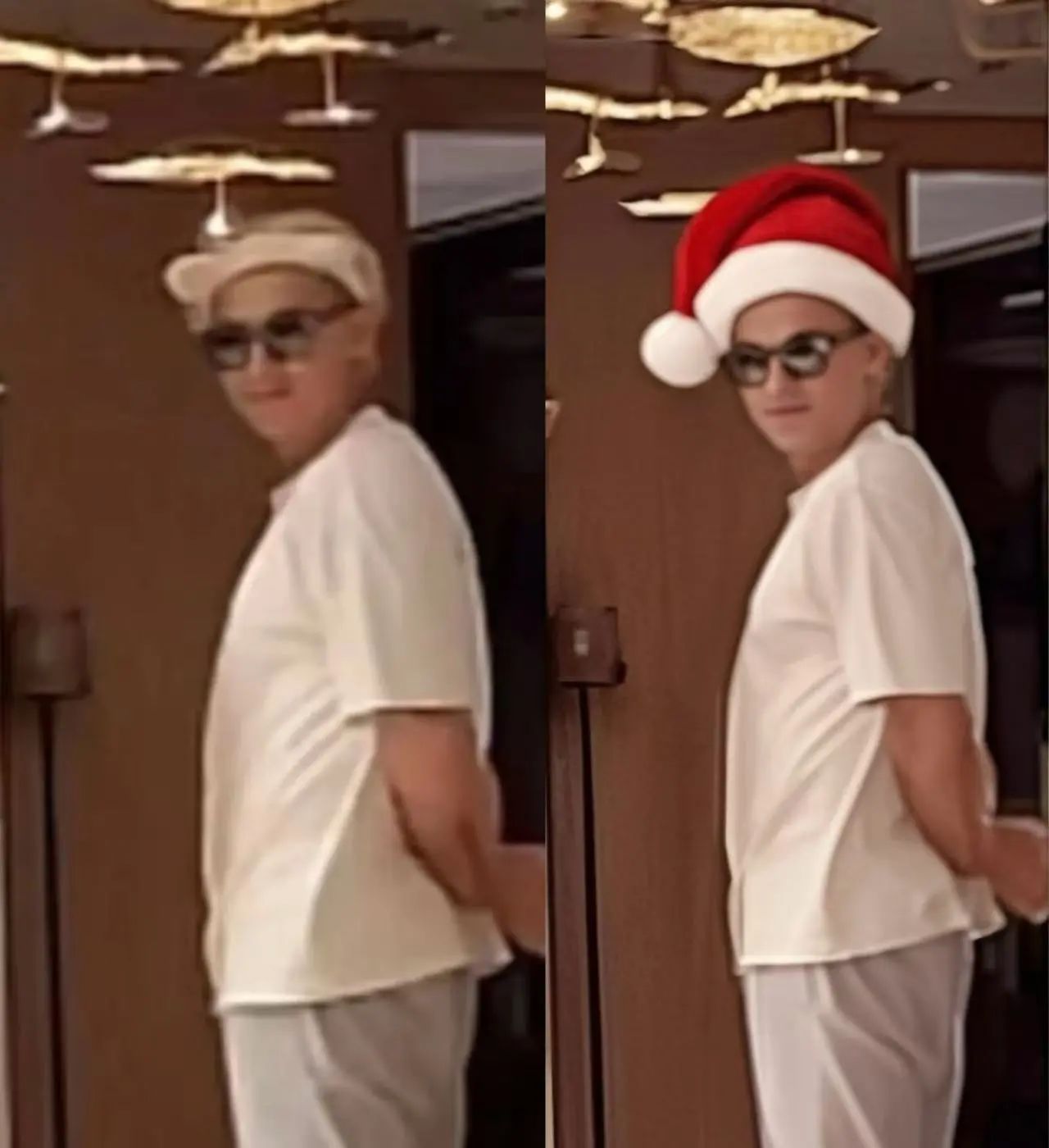 10秒钟用AI给你的头像戴上圣诞帽，P图软件可以歇歇了。