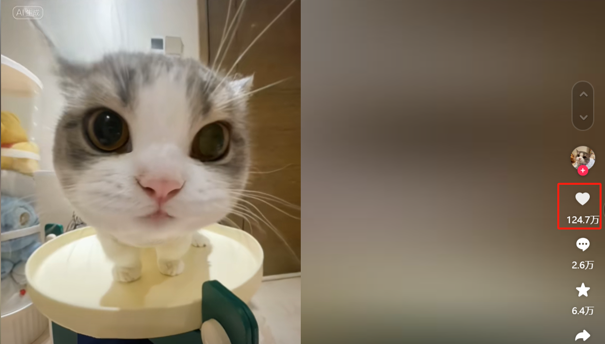 猫咪唱歌视频,用免费AI即可完成,条条爆款