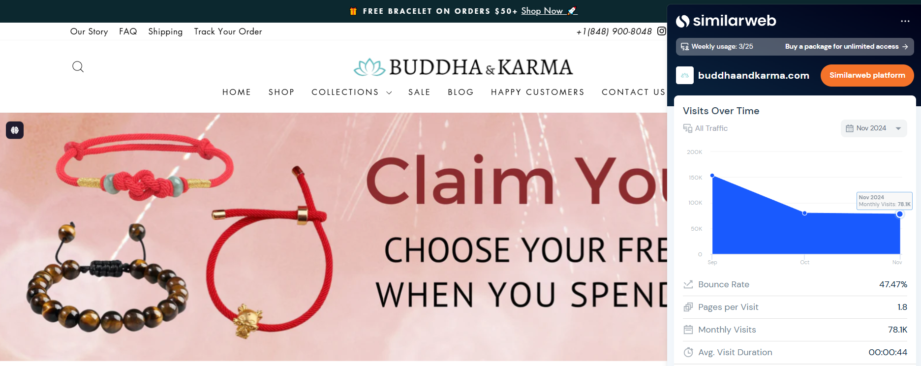 进价1.5元,200元卖出!卖手串的独立站究竟有多暴利