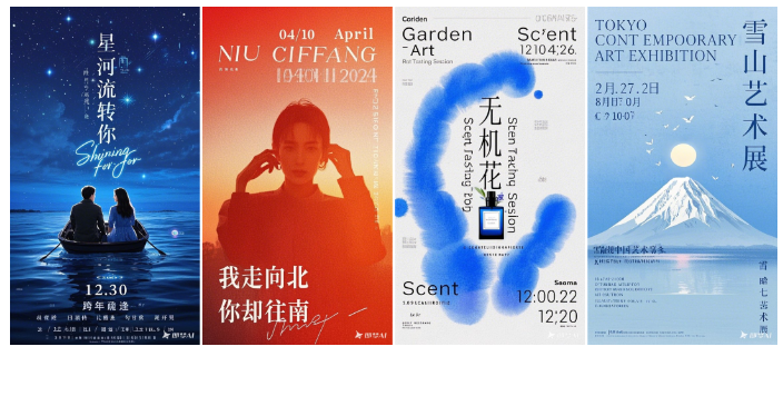 即梦2.1重磅更新后,AI生成中文海报不是梦