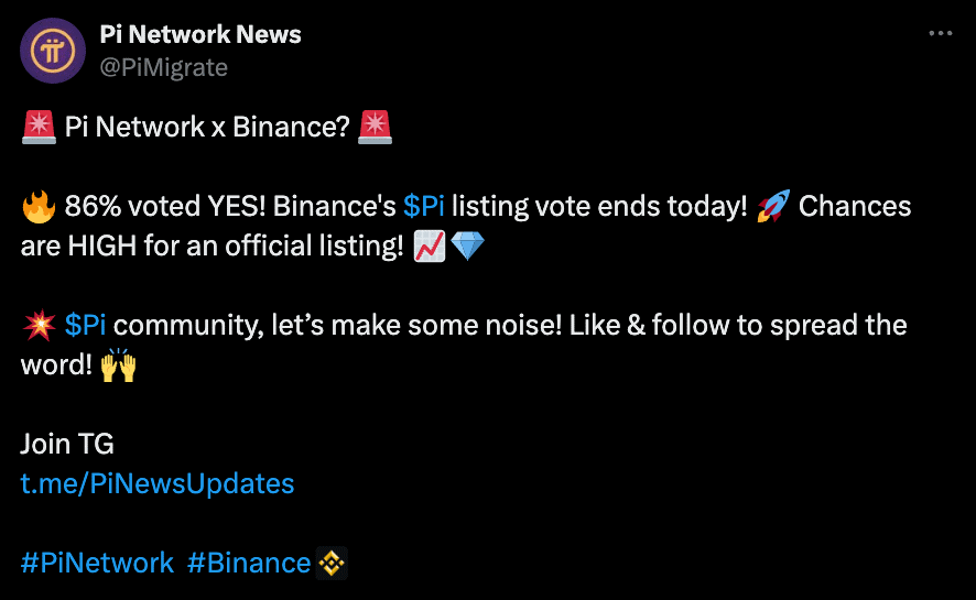 Pi Network价格预测:PI会在3月通过币安上市超越波场吗?