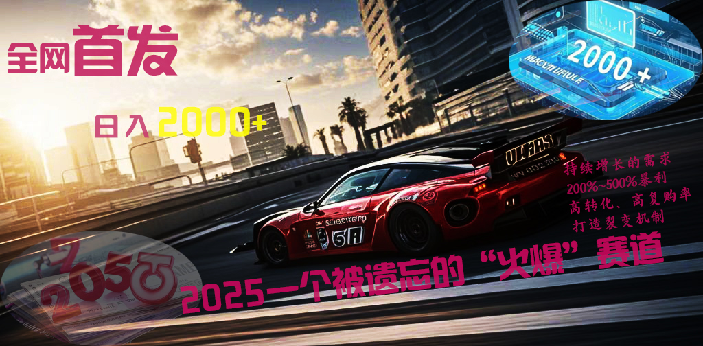全网首发:2025一个被遗忘的“火爆”赛道轻松日入2000+