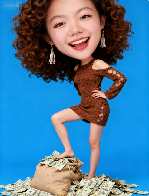 联想截图_20251015101607.png 0 门槛!10 秒上手!AI 超有钱搞怪写真秘籍曝光:傻瓜流程直接抄,高清提示词直接领