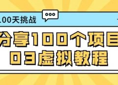 做什么副业才赚钱?这个虚拟教程玩法你学会了做什么都能赚钱。