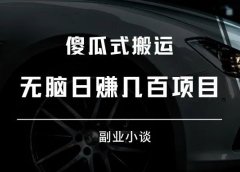 傻瓜式搬运,无脑日赚几百的抖音赚钱项目