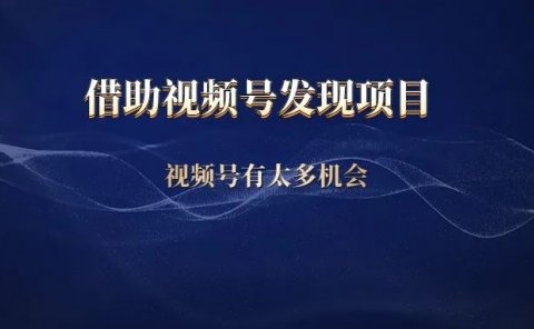 刷视频号找项目，日赚1000