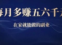 不打工,每月多赚五六千,在家就能做的副业!