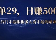 Tiktok美女混剪视频:一单29,日赚500块,冷门不起眼很多人看不起的副业
