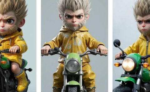 Q版悟空蹭流量,懂这套AI操作的人赢麻了