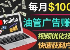 YouTube广告赚钱项目:只需发布视频就有收入,月入7000+副业