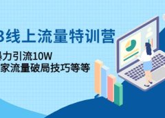 2023线上流量特训营:中小卖家流量破局技巧等等