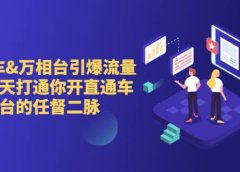 直通车+万相台引爆流量班，6天打通你开直通车·万相台的任督 二脉