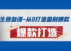 生意参谋-从0打造盈利爆款:手把手教您打造爆款多种玩法