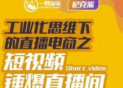 尼克派·工业化思维下的直播电商之短视频锤爆直播间,听话照做执行爆单
