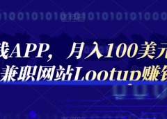 通过赚钱APP,月入100美元,正规兼职网站Lootup赚钱