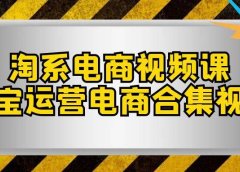 淘系-电商视频课,淘宝运营电商合集视频(33节课)