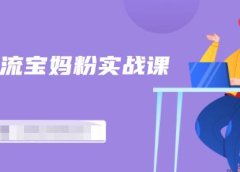 百度贴吧引流宝妈粉实战课，小白也可以日引100+精准粉【视频课程】