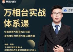 阿呆-万相台实战体系课,帮您全面掌握万相台知识体系
