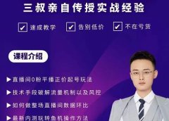 三叔-2022最新正价起号玩法,3小时干货内容,团队内测版