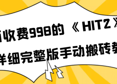 外面收费998《HIT2》超详细完整版手动搬砖教程