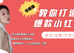 学做小红书自媒体从0到1,零基础教你打造爆款小红书【含无水印教学ppt】