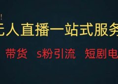 无人直播全套服务,变现稳定