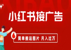 小红书接广告月入过万,简单搬运图片,新手小白快速上手