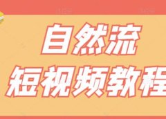 【瑶瑶短视频】自然流短视频教程,让你更快理解做自然流视频的精髓