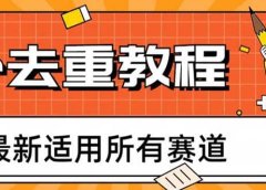 2023年6月最新Pr深度去重适用所有赛道，一套适合所有赛道的Pr去重方法