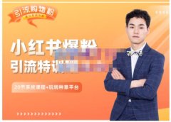 陆明明·小红书爆粉特训班5.0,助你轻松玩转小红书平台价值1380元