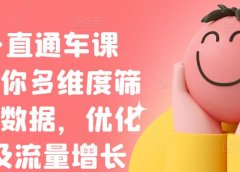 盗坤·直通车课程,教你多维度筛选分析数据,优化店铺及流量增长