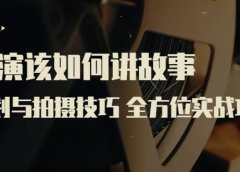 导演该如何讲故事：策划与拍摄技巧 全方位实战攻略（8节课 原价799）