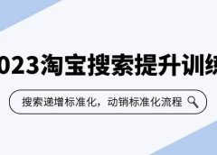 2023淘宝搜索-提升训练营,搜索-递增标准化,动销标准化流程(7节课)