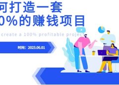 最新6月份《如何设计一套100%赚钱的项目系统》