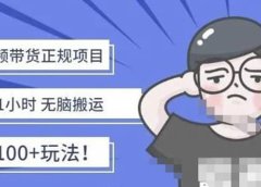 京东短视频带货项目：每天操作2小时的副业项目-价值1988元