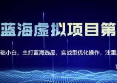 淘宝虚拟无货源3.0+4.0+5.0,适合零基础小白,主打蓝海选品,实战型优化操作