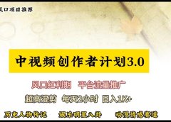视频号创作者分成计划详细教学,每天2小时,月入3w+