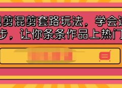影视剪混剪套路玩法,学会这几步,让你条条作品上热门【视频课程】