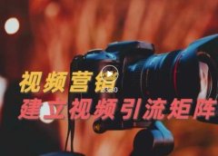 视频精准引流矩阵打造,帮助新手建立涨粉系统!【视频课程】