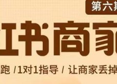 贾真-小红书商家营第6期商家版,21天带货陪跑课,让商家丢掉付流量