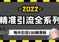 豆瓣精准引流全系列课程,每天引流100精准粉【视频课程】