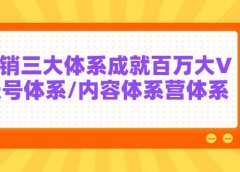 7天线上营销系统课第二十期,营销三大体系成就百万大V